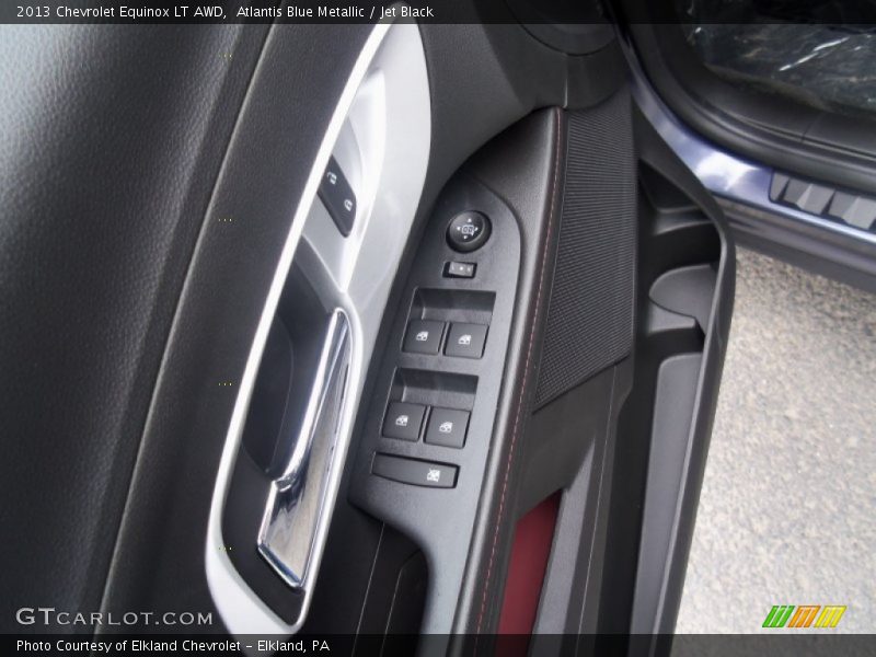 Atlantis Blue Metallic / Jet Black 2013 Chevrolet Equinox LT AWD
