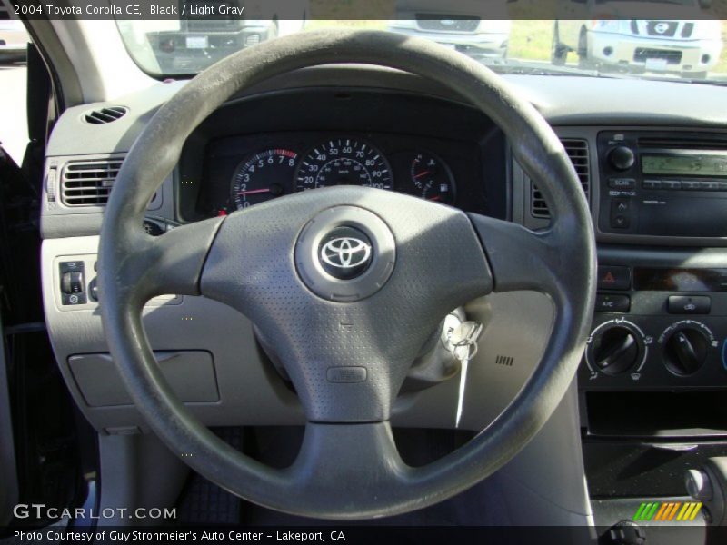 Black / Light Gray 2004 Toyota Corolla CE