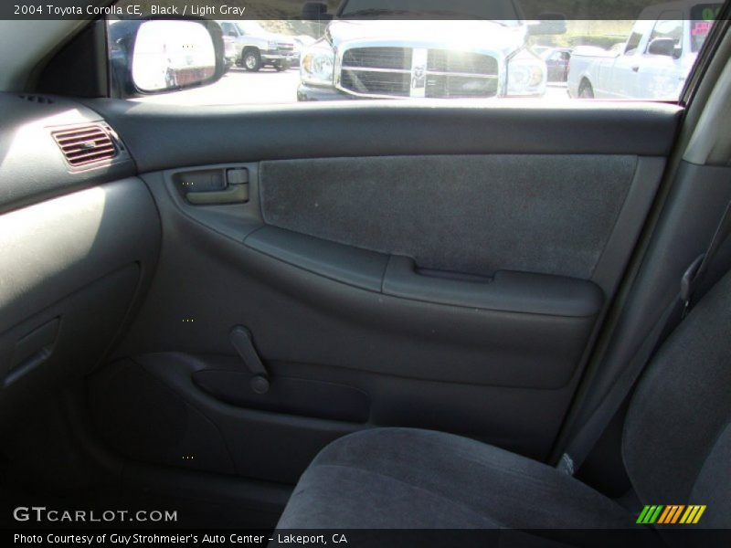 Black / Light Gray 2004 Toyota Corolla CE