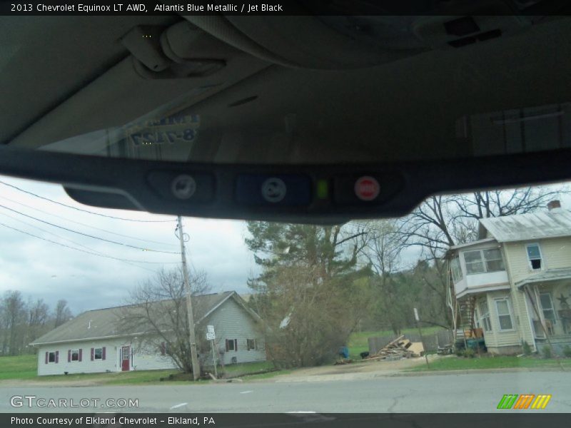 Atlantis Blue Metallic / Jet Black 2013 Chevrolet Equinox LT AWD