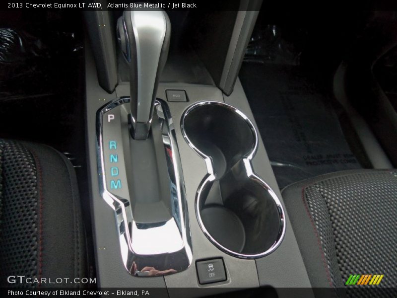 Atlantis Blue Metallic / Jet Black 2013 Chevrolet Equinox LT AWD