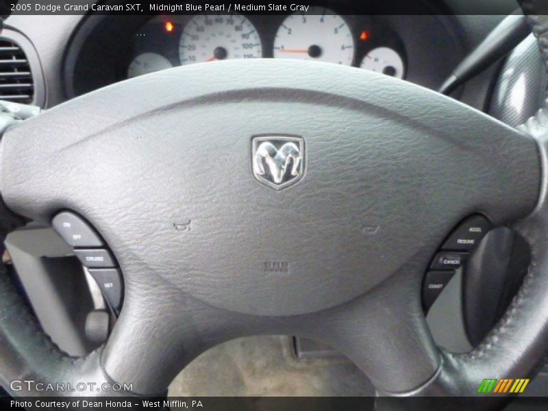 Midnight Blue Pearl / Medium Slate Gray 2005 Dodge Grand Caravan SXT