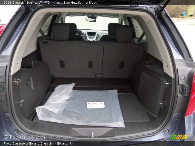 Atlantis Blue Metallic / Jet Black 2013 Chevrolet Equinox LT AWD