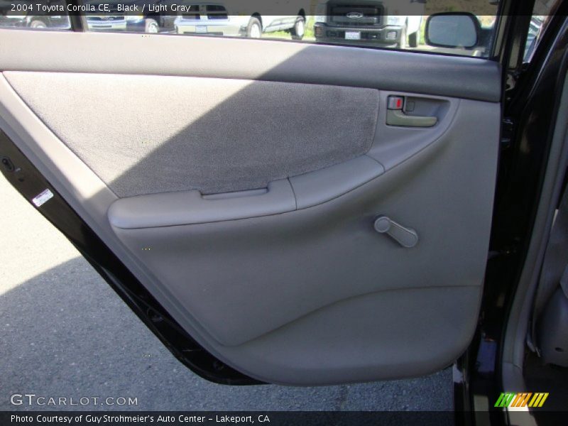 Black / Light Gray 2004 Toyota Corolla CE