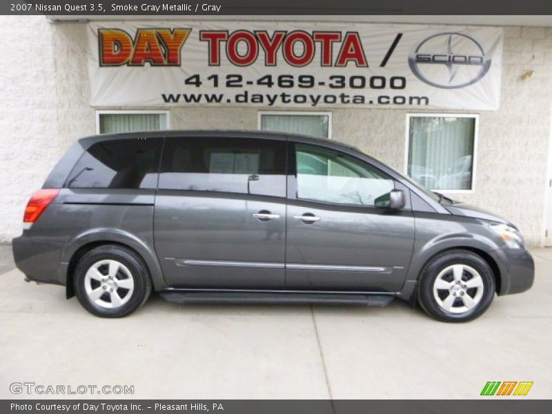 Smoke Gray Metallic / Gray 2007 Nissan Quest 3.5