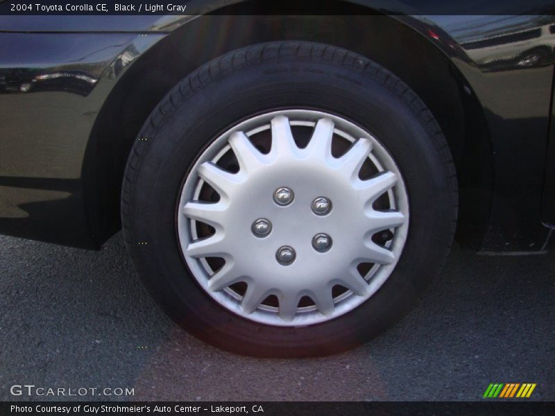 Black / Light Gray 2004 Toyota Corolla CE