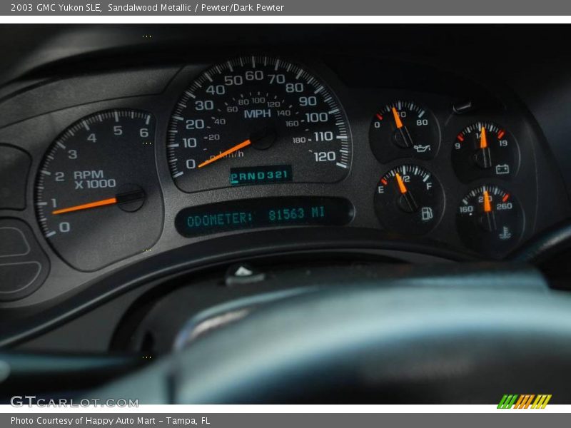 Sandalwood Metallic / Pewter/Dark Pewter 2003 GMC Yukon SLE