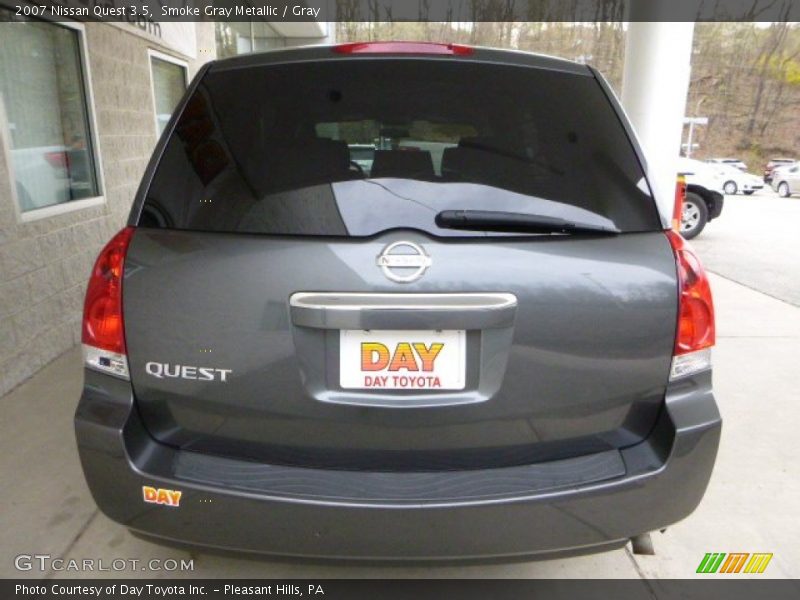 Smoke Gray Metallic / Gray 2007 Nissan Quest 3.5