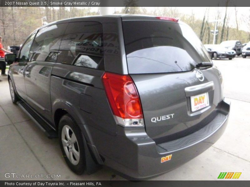 Smoke Gray Metallic / Gray 2007 Nissan Quest 3.5