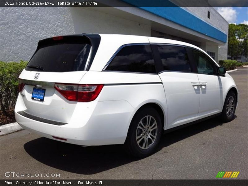 Taffeta White / Truffle 2013 Honda Odyssey EX-L