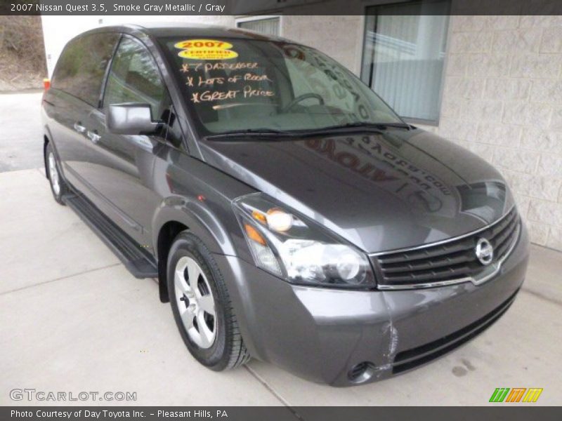 Smoke Gray Metallic / Gray 2007 Nissan Quest 3.5