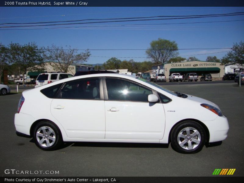 Super White / Gray 2008 Toyota Prius Hybrid