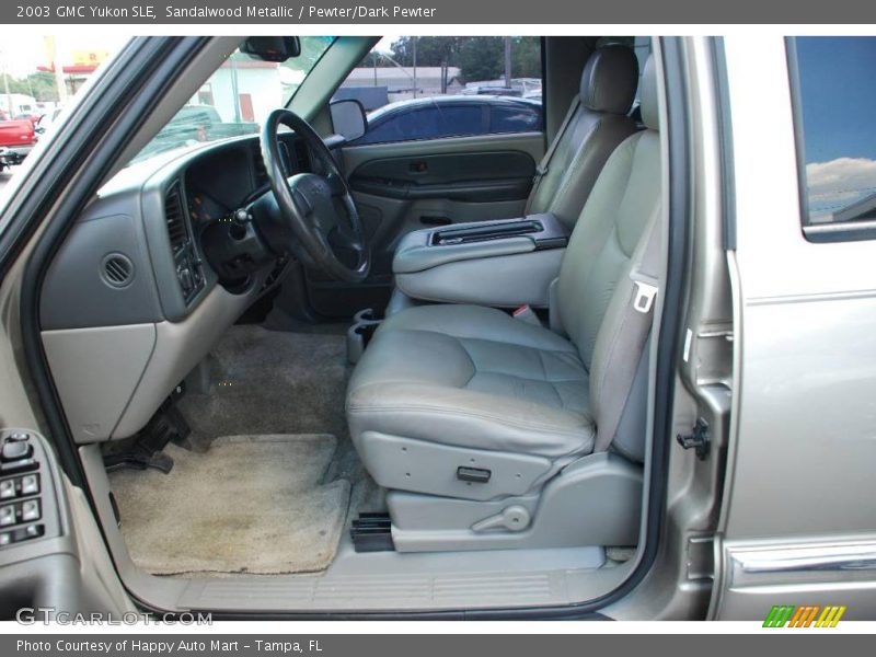 Sandalwood Metallic / Pewter/Dark Pewter 2003 GMC Yukon SLE