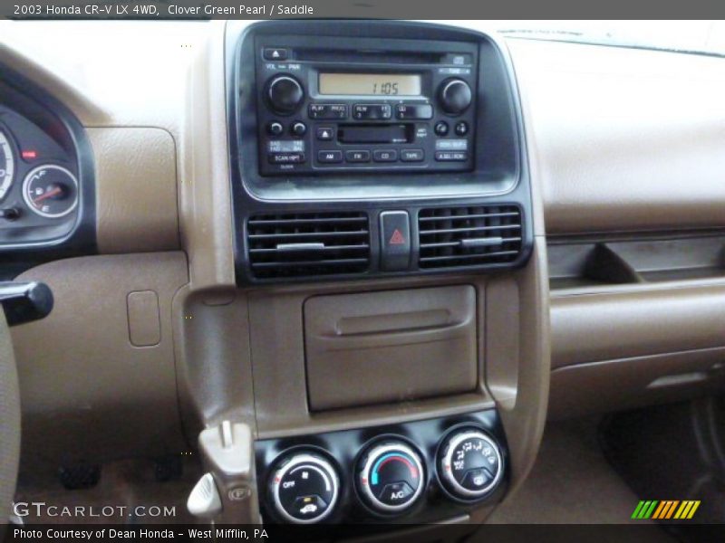 Controls of 2003 CR-V LX 4WD