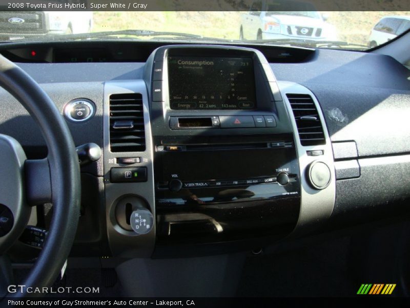 Super White / Gray 2008 Toyota Prius Hybrid