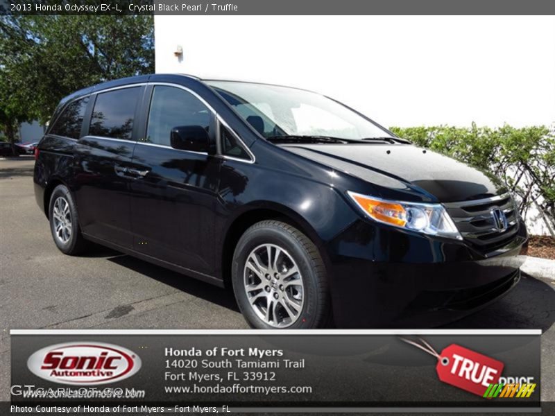 Crystal Black Pearl / Truffle 2013 Honda Odyssey EX-L