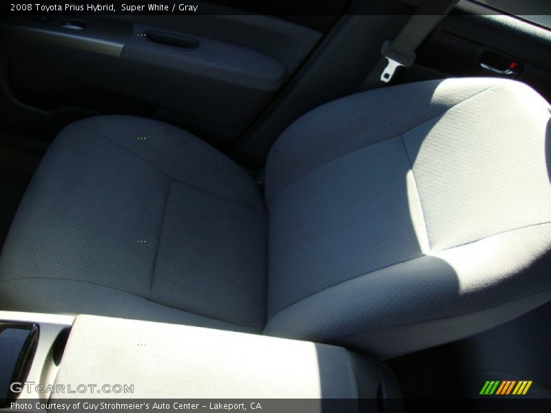 Super White / Gray 2008 Toyota Prius Hybrid