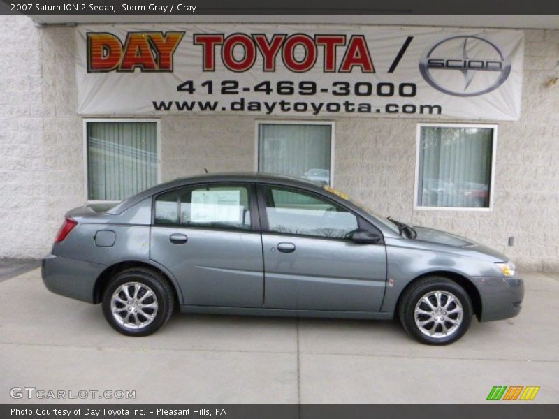 Storm Gray / Gray 2007 Saturn ION 2 Sedan