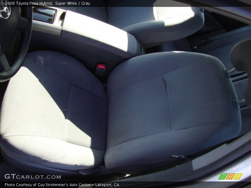 Super White / Gray 2008 Toyota Prius Hybrid