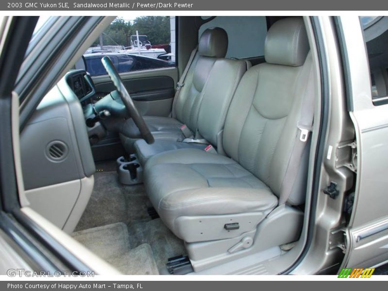 Sandalwood Metallic / Pewter/Dark Pewter 2003 GMC Yukon SLE