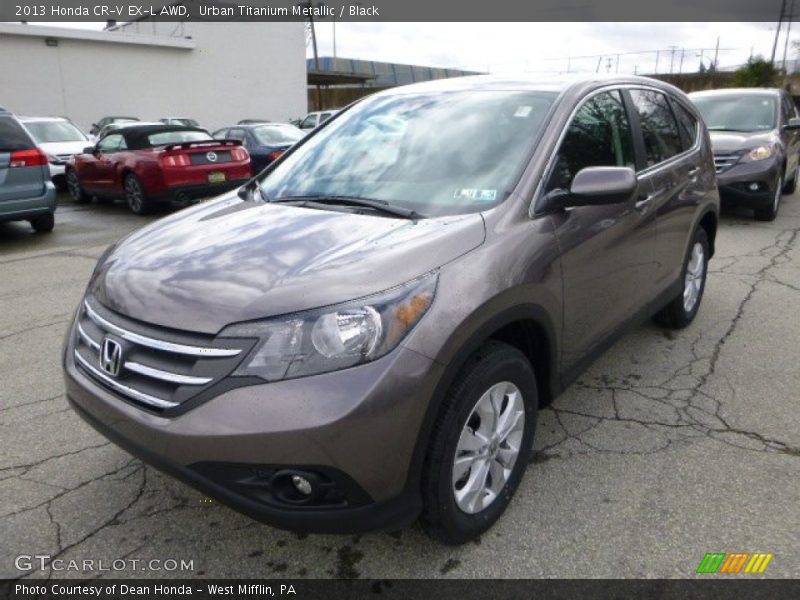 Urban Titanium Metallic / Black 2013 Honda CR-V EX-L AWD