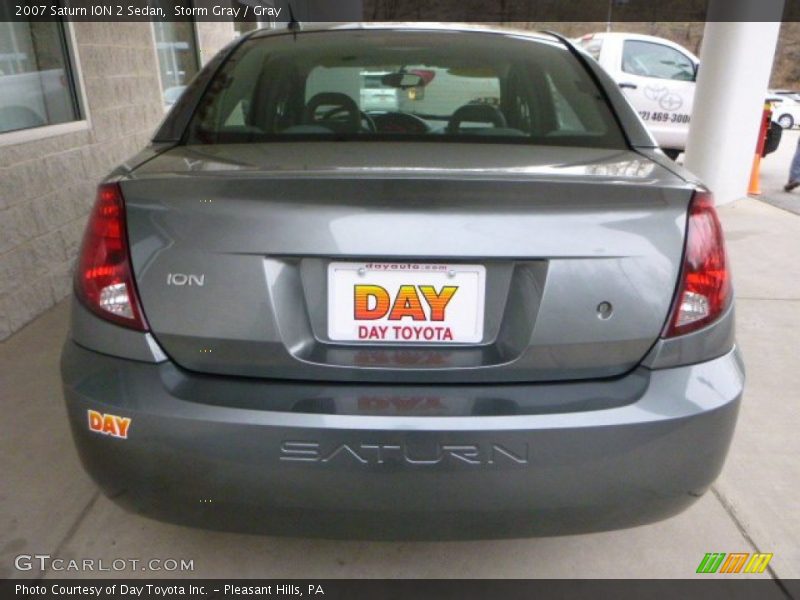 Storm Gray / Gray 2007 Saturn ION 2 Sedan