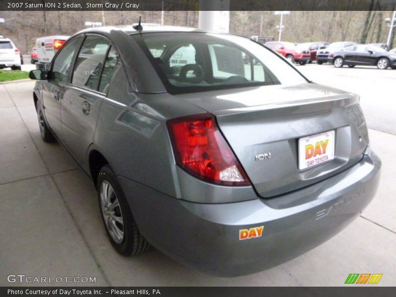 Storm Gray / Gray 2007 Saturn ION 2 Sedan