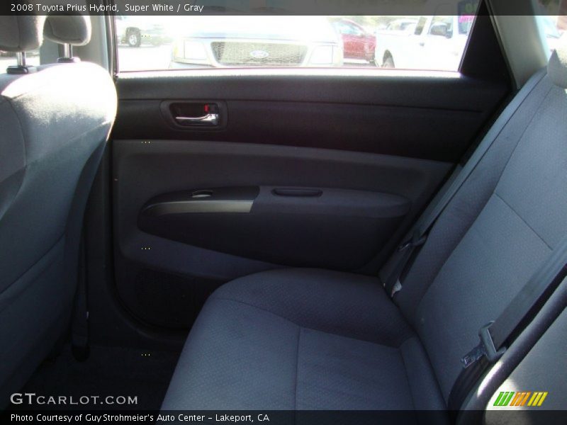 Super White / Gray 2008 Toyota Prius Hybrid