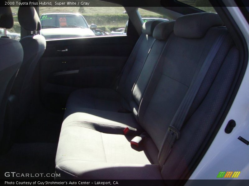 Super White / Gray 2008 Toyota Prius Hybrid
