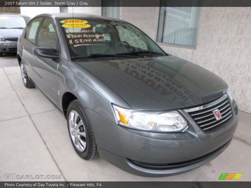 Storm Gray / Gray 2007 Saturn ION 2 Sedan