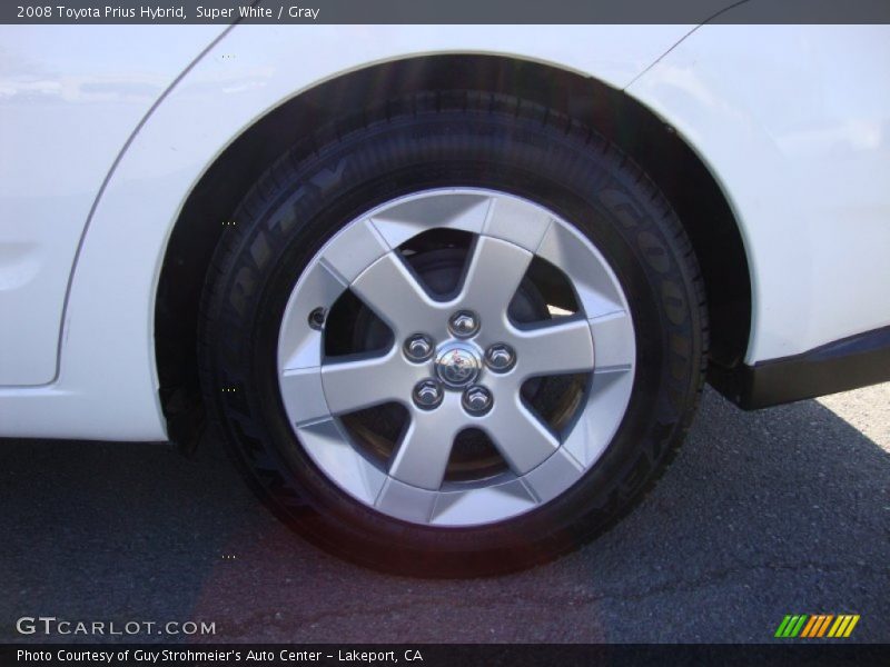 Super White / Gray 2008 Toyota Prius Hybrid