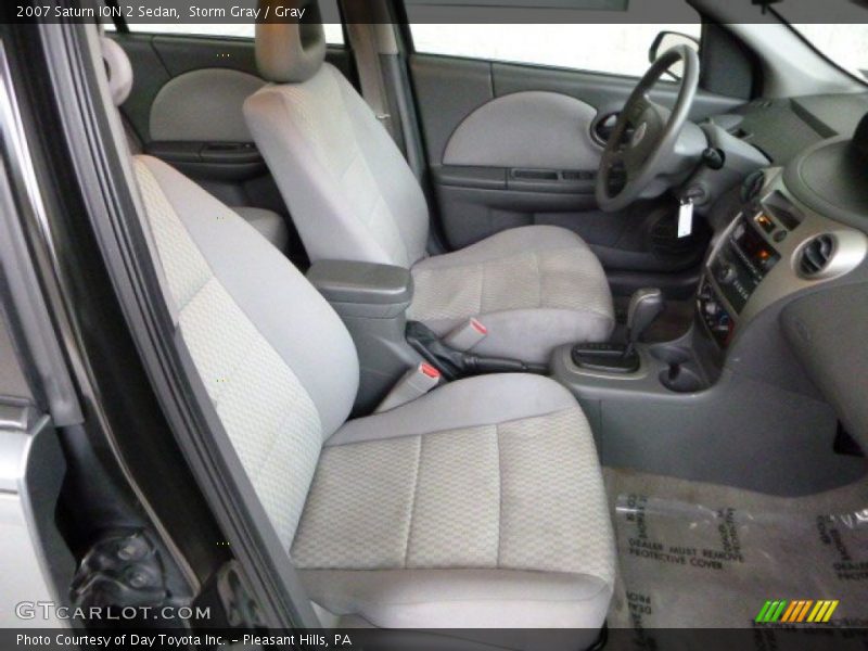 Storm Gray / Gray 2007 Saturn ION 2 Sedan