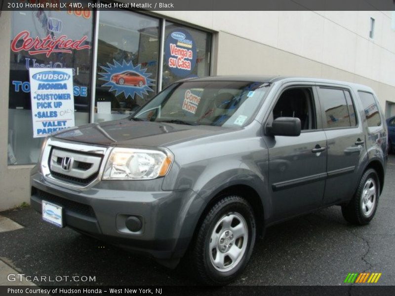 Polished Metal Metallic / Black 2010 Honda Pilot LX 4WD