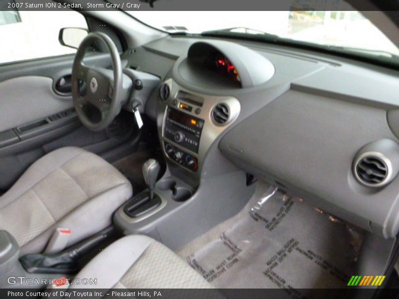 Storm Gray / Gray 2007 Saturn ION 2 Sedan