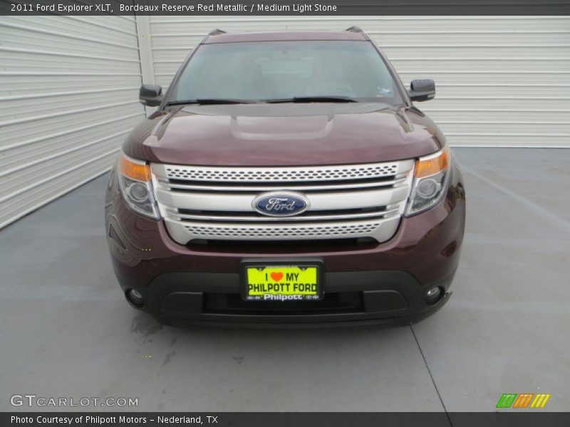 Bordeaux Reserve Red Metallic / Medium Light Stone 2011 Ford Explorer XLT
