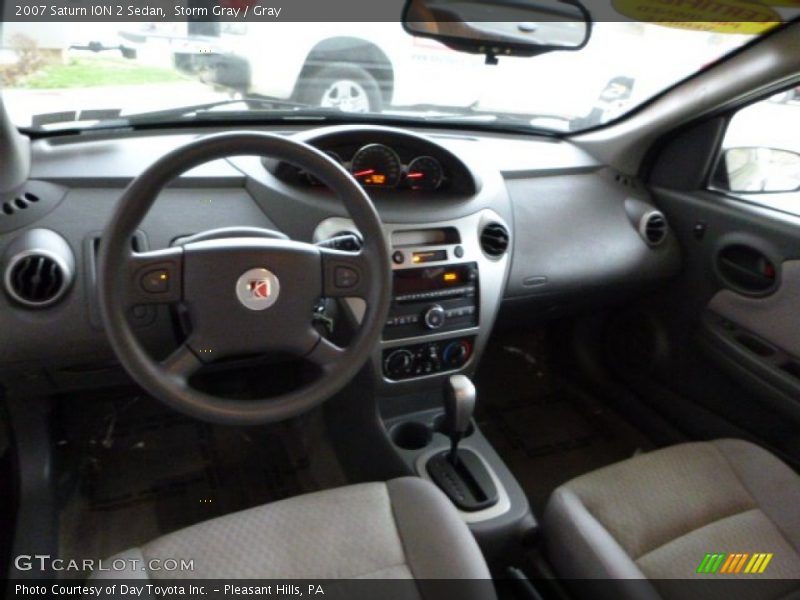 Storm Gray / Gray 2007 Saturn ION 2 Sedan