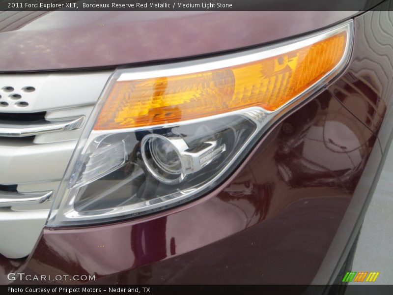 Bordeaux Reserve Red Metallic / Medium Light Stone 2011 Ford Explorer XLT