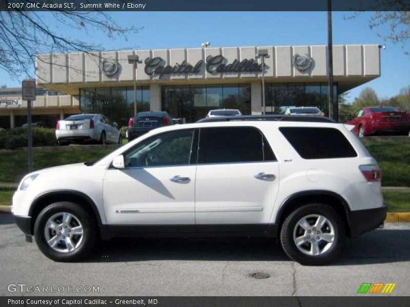 Summit White / Ebony 2007 GMC Acadia SLT