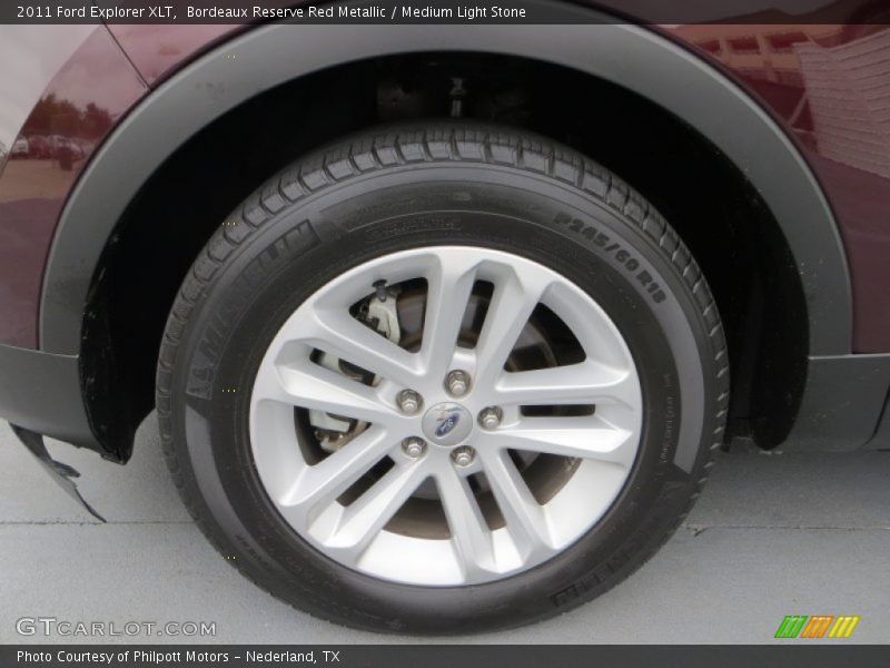 Bordeaux Reserve Red Metallic / Medium Light Stone 2011 Ford Explorer XLT