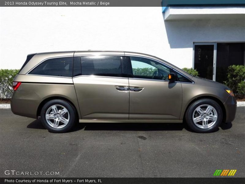 Mocha Metallic / Beige 2013 Honda Odyssey Touring Elite