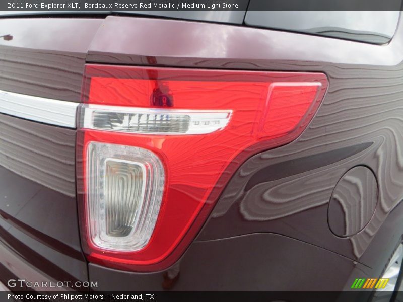 Bordeaux Reserve Red Metallic / Medium Light Stone 2011 Ford Explorer XLT