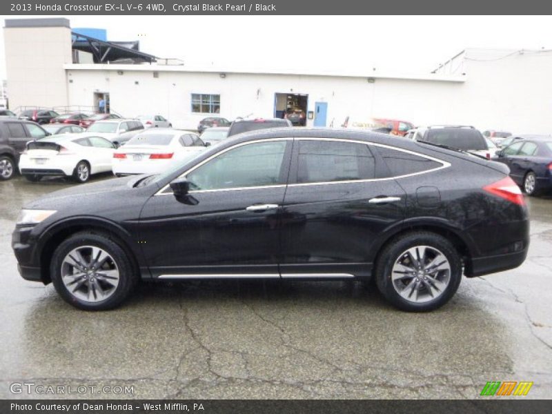 Crystal Black Pearl / Black 2013 Honda Crosstour EX-L V-6 4WD