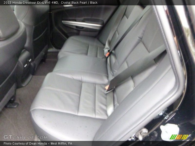 Rear Seat of 2013 Crosstour EX-L V-6 4WD