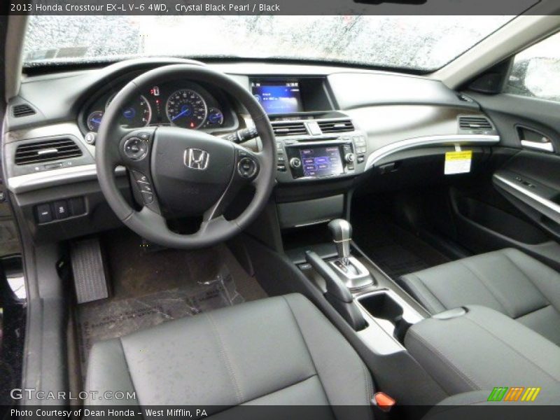 Black Interior - 2013 Crosstour EX-L V-6 4WD 
