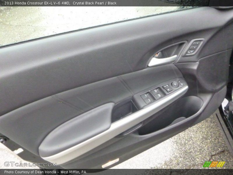 Crystal Black Pearl / Black 2013 Honda Crosstour EX-L V-6 4WD