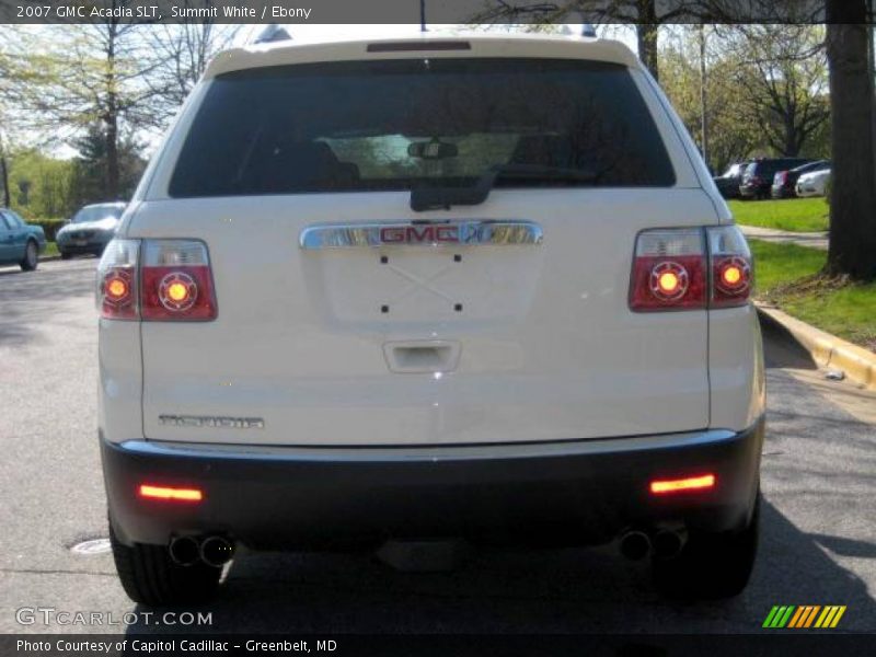 Summit White / Ebony 2007 GMC Acadia SLT