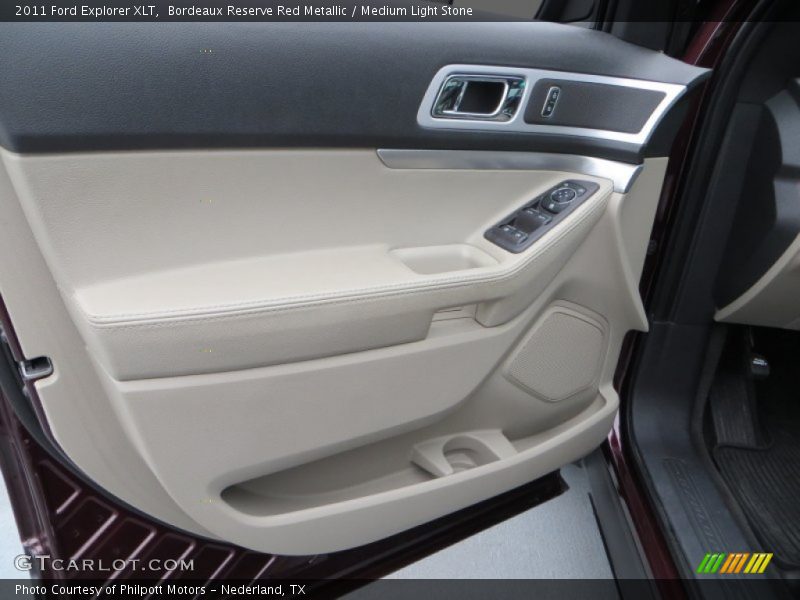Bordeaux Reserve Red Metallic / Medium Light Stone 2011 Ford Explorer XLT