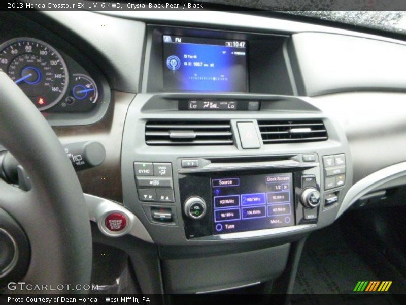 Crystal Black Pearl / Black 2013 Honda Crosstour EX-L V-6 4WD