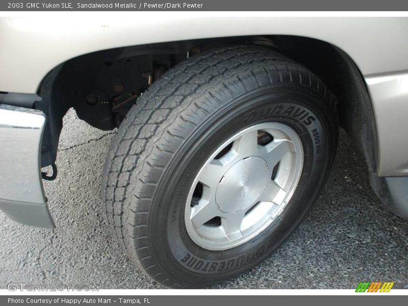 Sandalwood Metallic / Pewter/Dark Pewter 2003 GMC Yukon SLE