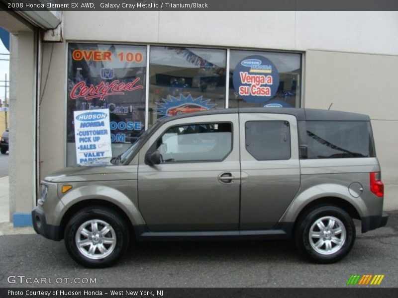 Galaxy Gray Metallic / Titanium/Black 2008 Honda Element EX AWD